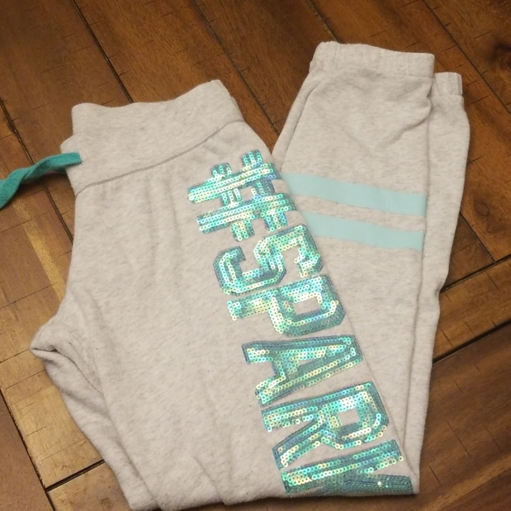 Used Kids Size 10 Justice Jogging pants